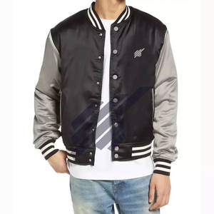 Veste en Satin Personnalisable pour Homme Top Tendance Design Décontracté Hiver avec Col Montant Dernier Style Taille Personnalisable - Product Image 2