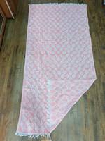 DAFNI BIG PAZAR Serviette de plage en tissu éponge de coton à motif d'étoiles de mer imprimé violet, avec pompons blancs, poids moyen, laminé HDPE