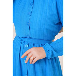 Nueva temporada mujer invierno ropa islámica Abaya vestido Kaftan túnica Dubai musulmán islámico moda turco hecho vestidos islámicos - Product Image 2