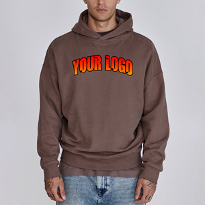 เสื้อฮู้ดแบบสวมหัวแบบไม่มีเชือกรูดสำหรับผู้ชายเสื้อฮู้ดและเสื้อสเวตเชิ้ตแนวฮิปฮอประบายอากาศโลโก้ดิจิทัลออกแบบได้ตามต้องการ - Product Image 4