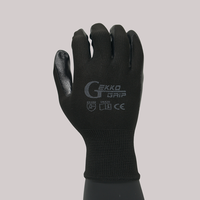 Gants Mitra Saruta Indonésie en nitrile avec points de fixation et doigts texturés pour usage général