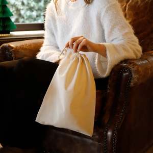 Eco-Friendly Reusable Shoe Storage <b>Bags</b> Portable Fabric Linen Silk with <b>Drawstring</b> and Zipper Closures for Shopping - Product Image 5