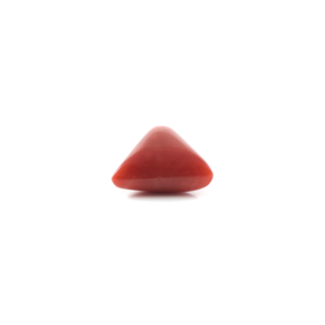 พลอยสังเคราะห์สีขาวคุณภาพสูง 4.8 กะรัต ขนาด 8 มม. ขัดเงา สีแดงคอรัล - Product Image 3