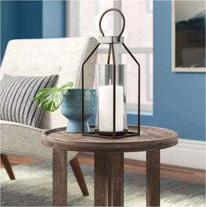 New Trending Iron <b>Frame</b> Lantern Decorative Candle Holder for Home Decoration Office Hotel Restaurant Wedding Gift Made India - Product Image 5