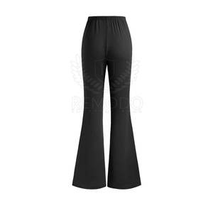 Pantalons évasés pour femmes en vrac, tissu léger et doux pour le printemps, l'été, pantalons évasés fabriqués au Pakistan - Product Image 2