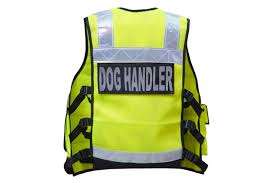Chaleco de Seguridad Reflectante OEM con Cremallera Frontal, Chaleco de Seguridad Táctico para Adiestradores de Perros - Product Image 4