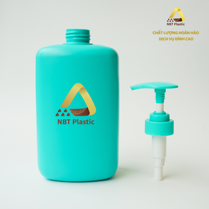 Botella de loción de alta calidad HDPE 1000ml Plástico Pet Champú vacío Botella redonda Embalaje para el cuidado de la piel Hecho en Vietnam - Product Image 3