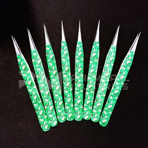 Juego de pinzas para extensión de pestañas Hello Kitty personalizadas RMI, diseño de papel, pinzas para punta de fibra de revestimiento, pinzas para extensión de pestañas - Product Image 5