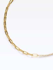 Collar con Colgante de Diamante de Laboratorio de 7.5 Quilates, Corte DEF, Claridad VVS VS, Oro de 14K, Cadena de 20 Pulgadas, Chapado en Rodio, Lujoso, Unisex, Venta al por Mayor - Product Image 2