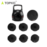 TOPKO Kettlebell réglable de haute qualité Gym Workout Fitness Equipment Poids libres Kettlebell Haltérophilie Bouilloire Bell