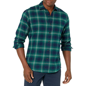 Chemises décontractées 100 % coton de haute qualité fabriquées au Pakistan, coupe ajustée personnalisée pour hommes, design professionnel, teintes en fil, collection Printemps - Product Image 6