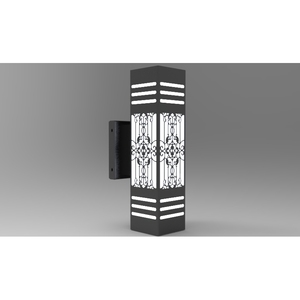 Applique murale moderne DTT.001.06 avec LED blanc chaud, télécommande et interface tactile, corps en fer, aluminium et plastique - Product Image 2