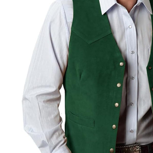 Gilet en cuir sans manches tendance de grande taille pour hommes Gilet en cuir de moto pour vente en ligne - Product Image 3