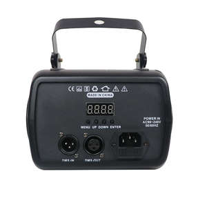 Lumières de scène LED 3-en-1 RGB 15W Power DMX White Double Rain Pattern Laser Beam pour Noël Night Clubs DJ KTV Décorations - Product Image 6