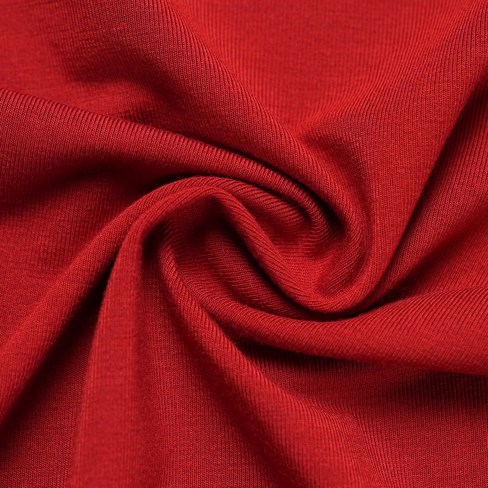 Shanhao 50S Bamboo Spandex Jersey Knit Fabric 195gsm Lightweight Plain Dyed Soft Breathable Antibacterial Moisture Wicking High