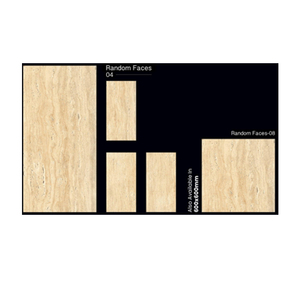 กระเบื้องพอร์ซเลนสีเบจเทรินสำหรับตกแต่งผนังบ้านและพื้น - Product Image 4