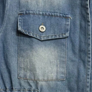 2025 veste en jean bleu longue en coton 100% pour femmes avec vestes et manteaux en jean pour femmes de style vintage - Product Image 4