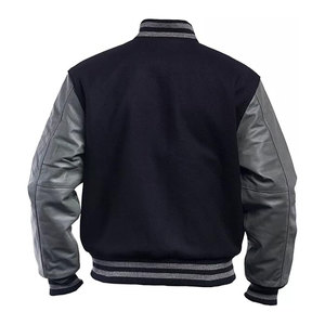 Chaquetas Universitarias Personalizadas con Logotipo para Hombre, Chaqueta de Béisbol Informal de Manga Larga a la Moda, Bordada y Revestida - Product Image 3