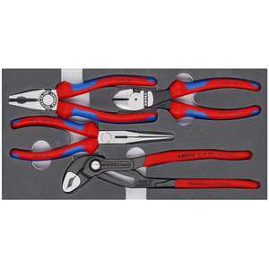 For Knipex 4-Part Pliers <b>Set</b> in Foam Tray <b>Tool</b> <b>Sets</b> - Product Image 1
