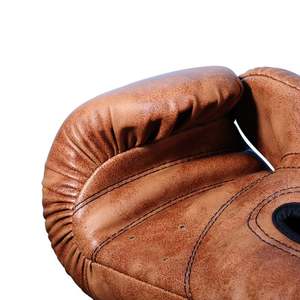 Guantes de Boxeo de Piel de Vacuno de Primera Calidad Suministrados por la Fábrica, Precio Económico, Diseño de Logotipo Personalizado, Guantes de Combate con Impresión - Product Image 3