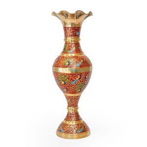 Vase à fleurs et pot en laiton massif vintage et moderne personnalisables décoration de table pour mariage et autres occasions - Product Image 3