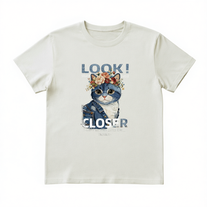 T-Shirt Unisex 100% Cotone Stile Casual con Stampa Personalizzata di Rose, Taglia 2XL, 210GSM, Metodo di Stampa DTG - Product Image 2