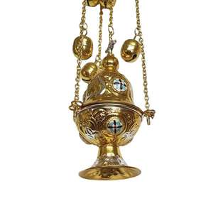 Quemador de incienso de latón para regalo de Ramadán, quemador de Bakhoor, forma de plato cuadrado, árabe, 100% natural, sándalo terapéutico Kefaf - Product Image 2