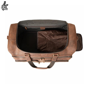 Sacs de voyage en cuir pleine fleur grande capacité pour hommes, idéaux pour les week-ends et les déplacements – Nouveauté très prisée - Product Image 6