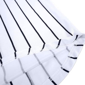 OEM Baseball Noir Uniforme Broderie Coton Lâche et Respirant Bandes Personnalisées Blanc Femmes Maillot de Baseball - Product Image 5