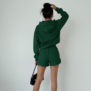 Sweat à capuche zippé vintage personnalisé avec strass, 100% coton, molleton lourd, coupe classique, respirant, évacuant l'humidité, décontracté pour l'hiver, pour homme - Product Image 2