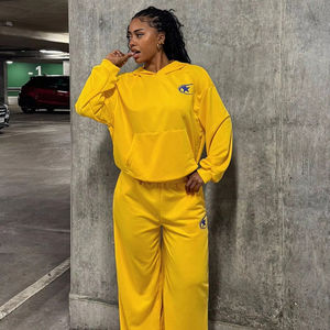 Ensemble de survêtement décontracté pour femmes, vêtements de sport pour l'entraînement physique et une utilisation quotidienne confortable - Product Image 1