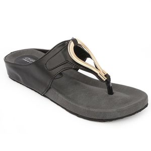 Pantuflas Suaves para Mujer Chase Value (H6) - Cuero Artificial Talla 6 Gris - Product Image 1