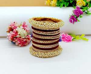 Hot Sale Ladies Luxury Bangles Sets for Bridal 2024 Latest Fashion Women's Churiya Bangles Sets for <b>Wedding</b> Party & EID <b>Gifts</b> - Product Image 3