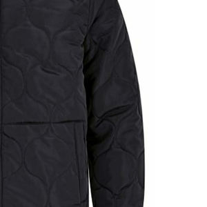 Blouson aviateur en toile au design moderne, élégant, léger et souple, en cuir véritable, coupe confortable, col côtelé pour une tenue décontractée en hiver - Product Image 5