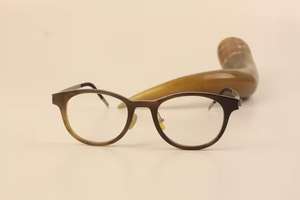 smartlight Eyewear Handmade Natural Buffalo Horn Glasses natural buffalo horn <b>eyeglass</b> <b>frames</b> unique design and comfortable wear - Product Image 2