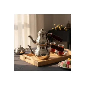 Small Classic Copper <b>Tea</b> Pot & <b>Kettle</b> - Product Image 1