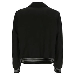 Chaqueta universitaria de béisbol de invierno de la mejor calidad para hombre, Mangas de cuero de lana personalizadas, bordado de chenilla - Product Image 2