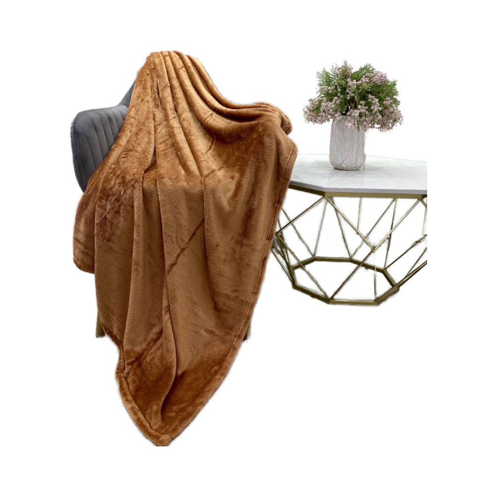 Super Soft Knitted Plaid Cashmere Wool Blanket for Winter Bed