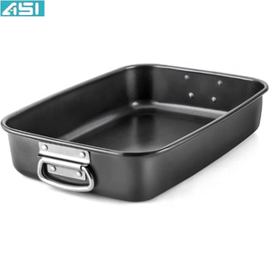 Precio de fábrica personalizado Lasagna Pan Acero inoxidable para servir Lasgna Calidad Premium Utensilios de cocina resistentes a los arañazos restaurante - Product Image 2