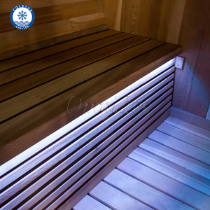 Sauna Eléctrica de Cedro Rojo Moderna para Exteriores, Diseño Nuevo <span class=keywords><strong>OMNI</strong></span>, para 4-6 Personas, Bajo EMF, Panel de Control Inteligente de Carbono, OEM/ODM Directo - Product Image 5