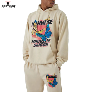 Conjuntos deportivos de sudadera con capucha y pantalones jogger estilo cargo, transpirables, unisex, en venta. - Product Image 5