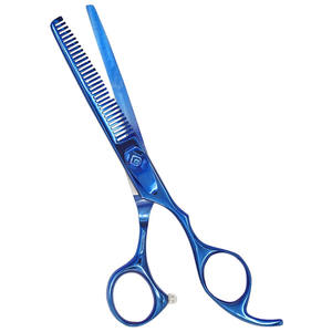 Hoja recta japonesa de acero inoxidable, 28 dientes, tijeras de adelgazamiento para diestros, corte de pelo, mango de cerámica, crea tu belleza - Product Image 1