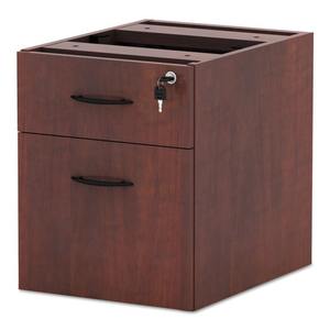 Alera Valencia Series - Pedestal para archivador colgante de 2 cajones, 15,63 pulgadas. X 20.5 Pulgadas X 19.25 pulgadas Organizador de Oficina en Color Cereza - Product Image 3