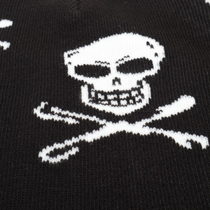 Bonnet tricoté d'hiver unisexe avec logo jacquard personnalisé Bonnet en coton solide brodé à la main 2025 - Product Image 2