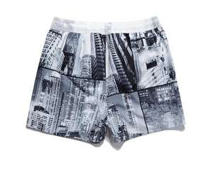 Short de basket-ball pour hommes vêtements de sport respirants sur mesure avec nouveau design imprimé logo maillot de bain de plage à cordon de serrage vente en gros - Product Image 5