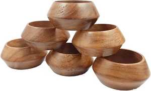 Wooden Napkin Ring Fashionable Wooden Polished Napkin Ring Top Selling Table Decor Products Silver Napkin Rings - Product Image 3