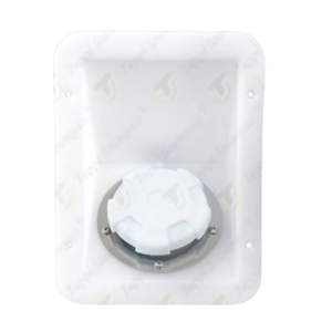 Pont de niche de réservoir de carburant d'auvent blanc pour le bouchon de logement de support de carburant de console de commande de bateau de dériveur - Product Image 1