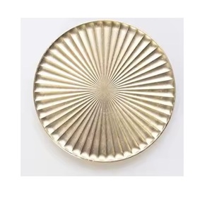 Decoración de mesa Nuevo diseño Posavasos de metal de aluminio Decoración de mesa Uso Posavasos de metal para el hogar Hotel Restaurante Utensilios de cocina - Product Image 3