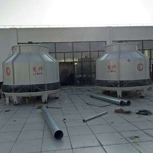 Tour <span class=keywords><strong>de</strong></span> refroidissement ronde en PRF 50 tonnes <span class=keywords><strong>de</strong></span> marque Linko avec moteur pour refroidisseur <span class=keywords><strong>de</strong></span> climatisation à contre-courant et refroidissement à <span class=keywords><strong>eau</strong></span> industriel - Product Image 4