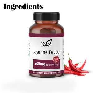Capsules pures d'extrait de poudre de poivre de Cayenne de catégorie de santé de fines herbes capsules de l'extrait 500mg de capsaïcine - Product Image 4